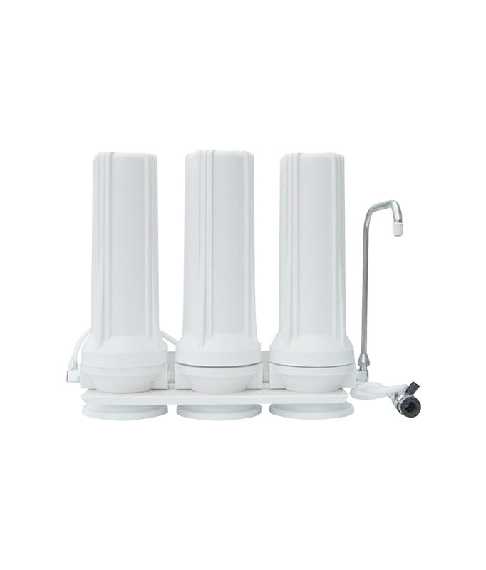 Triple Countertop Filter with Tap