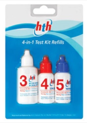 HTH Test Kit Refill 3,4 & 5 Reagent